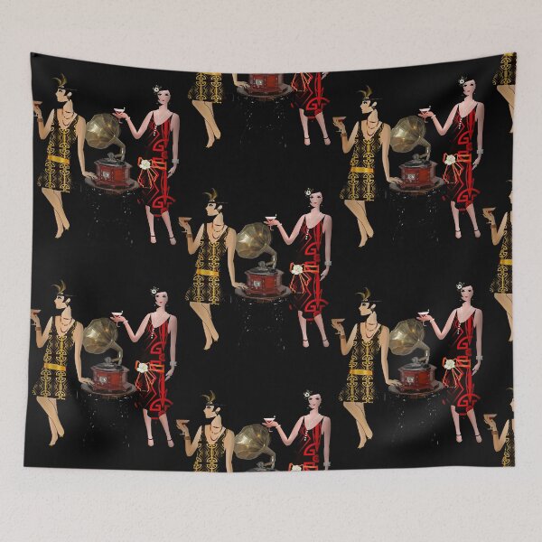 Item preview, Roaring 20s Flappers Vintage Gramophone  designed and sold by NicoleJoh28411.