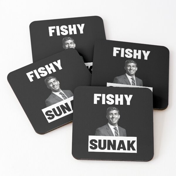 Item preview, Political T-Shirt - Fishy Sunak designed and sold by Punny Business UK.