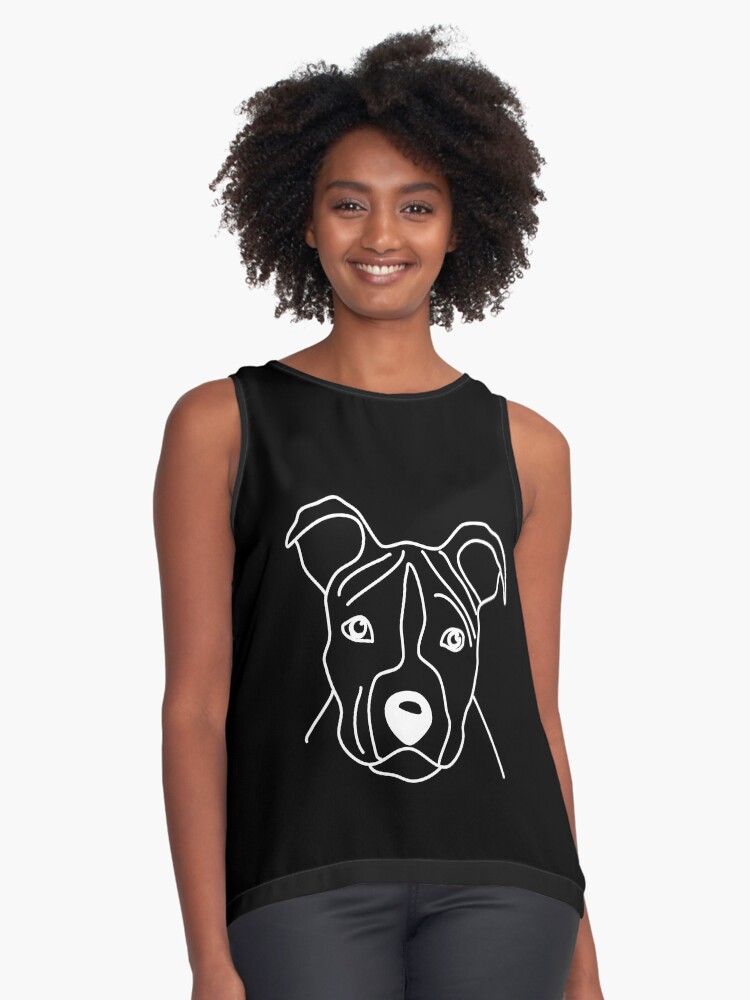 Artikel-Vorschau von Ärmelloses Top, designt und verkauft von dog-shirt.