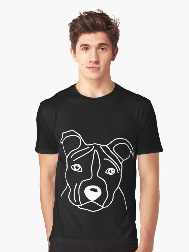 Thumbnail 1 von 5, Grafik T-Shirt, american staffordshire terrier designt und verkauft von dog-shirt.