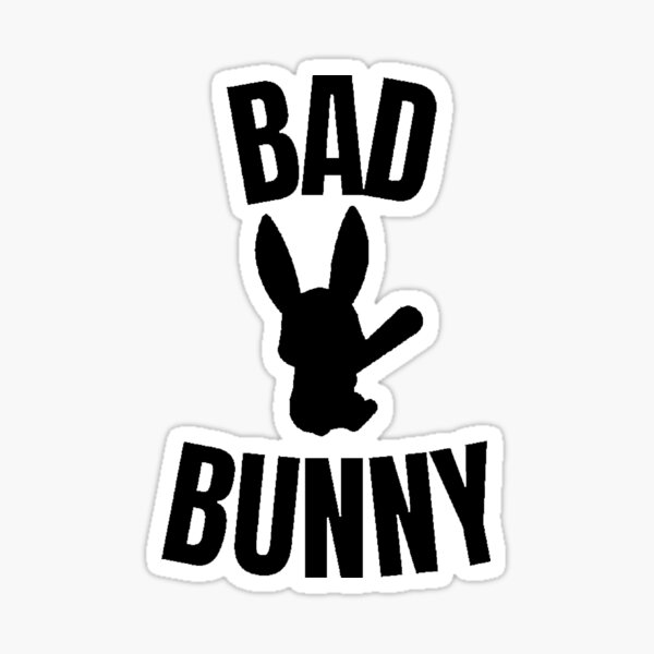 Bad Bunny Dodgers Sticker for Sale by Achraf eddin Laifa