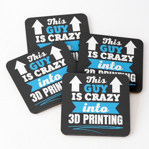 Item preview, This Guy Is Crazy Into 3D Printing designed and sold by Printint.