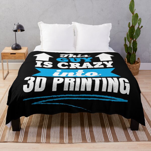 Item preview, This Guy Is Crazy Into 3D Printing designed and sold by Printint.