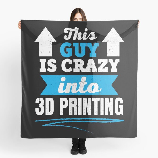 Item preview, This Guy Is Crazy Into 3D Printing designed and sold by Printint.