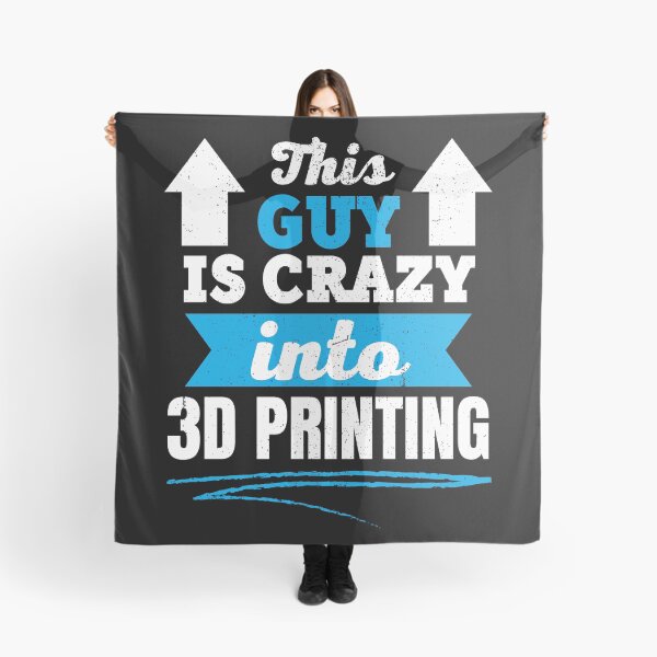 Item preview, This Guy Is Crazy Into 3D Printing designed and sold by Printint.