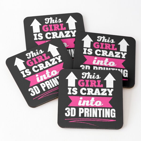 Item preview, This Girl Is Crazy Into 3D Printing designed and sold by Printint.
