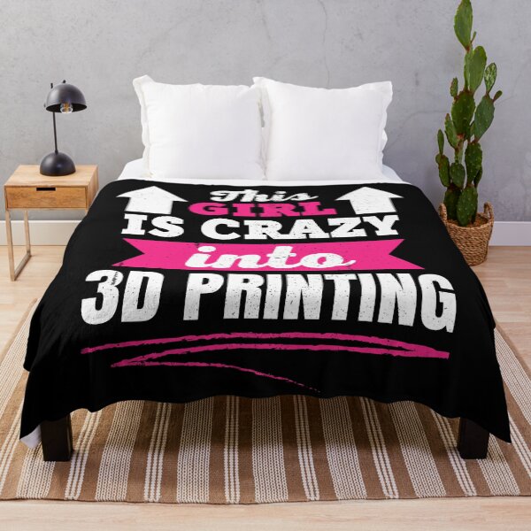 Item preview, This Girl Is Crazy Into 3D Printing designed and sold by Printint.