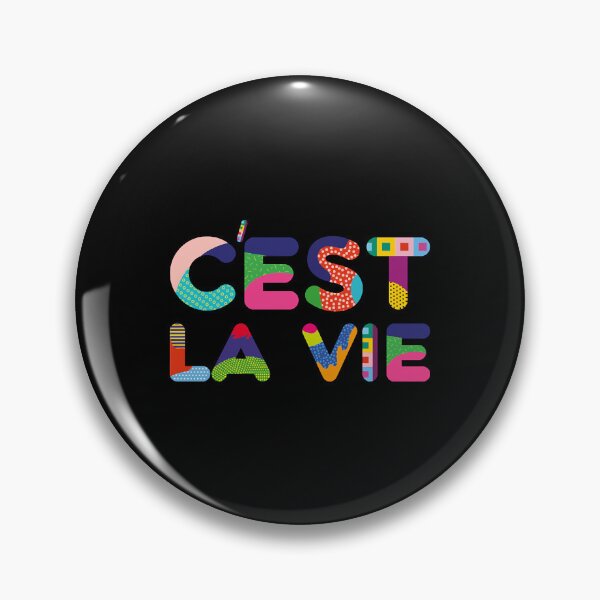 Item preview, C'est La Vie Colorful Text  designed and sold by DavidFost76070.