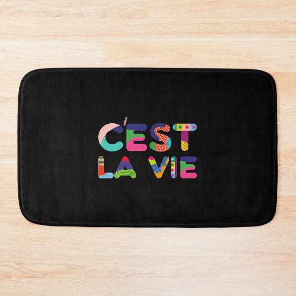 Item preview, C'est La Vie Colorful Text  designed and sold by DavidFost76070.