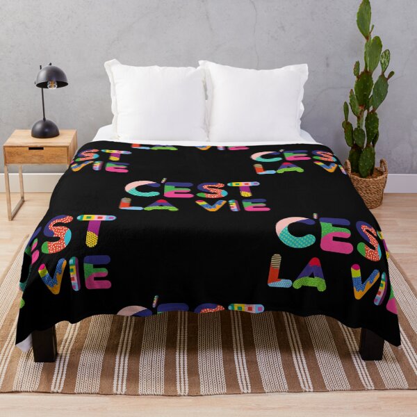 Item preview, C'est La Vie Colorful Text  designed and sold by DavidFost76070.