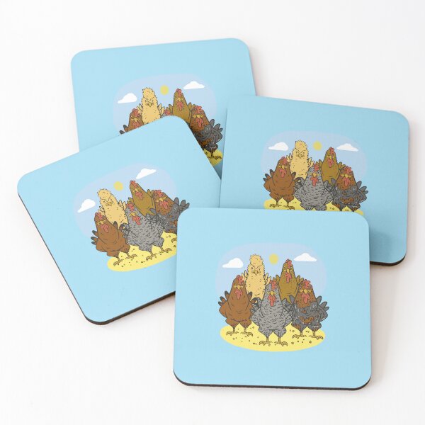 Item preview, hens, chickens designed and sold by DerSenat.