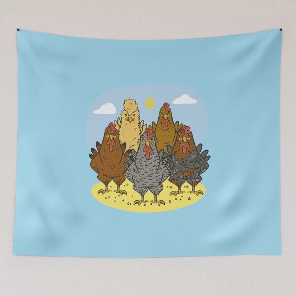 Item preview, hens, chickens designed and sold by DerSenat.