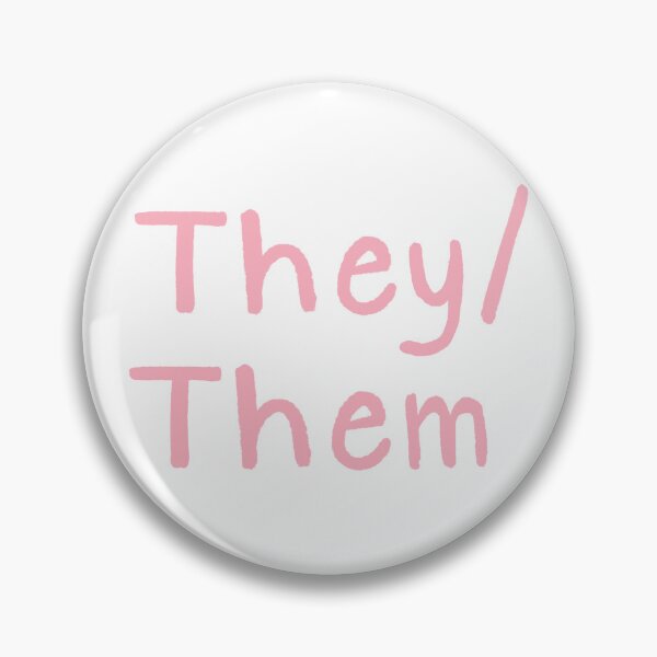 Item preview, They/Them (Pink Text) designed and sold by Smoltsuki.