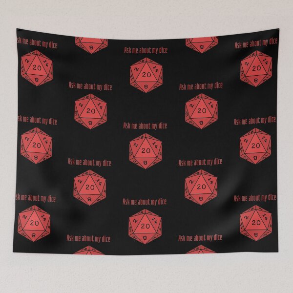Item preview, D20 Ask me  designed and sold by NicoleBellal.