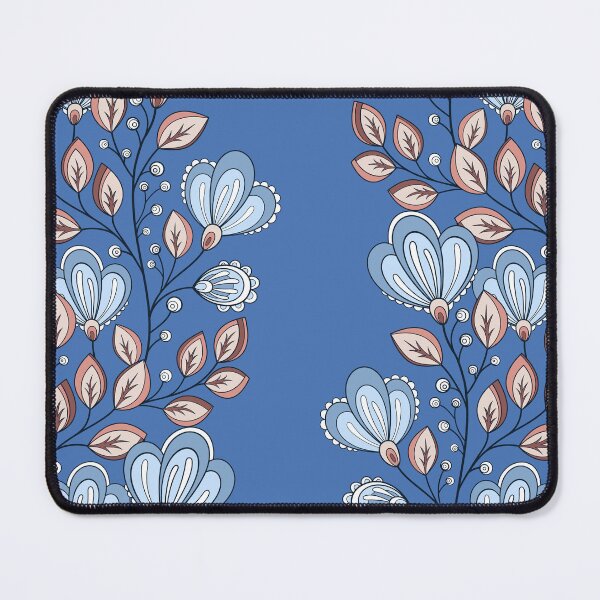 Item preview, Colored Striped Pattern with Vintage Floral Motifs designed and sold by lissantee.