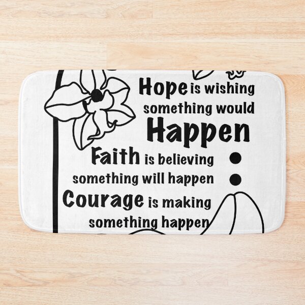 Item preview, Orchid Hope Faith and Courage designed and sold by LaartStudio.