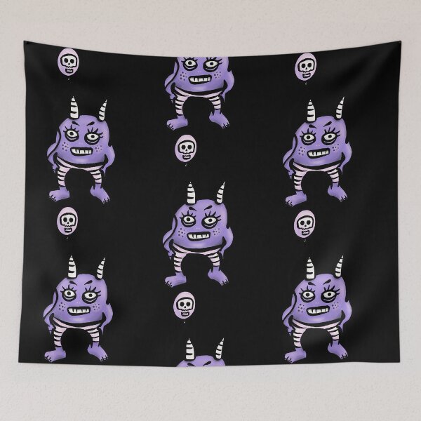 Item preview, Funny Demon With Skull Balloon  designed and sold by JoseRay83749.