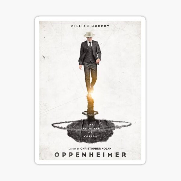 "Oppenheimer" Sticker For Sale By Atomicnuts | Redbubble