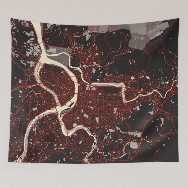 Item preview, Taipei City Map of Taiwan - Vector designed and sold by deMAP.
