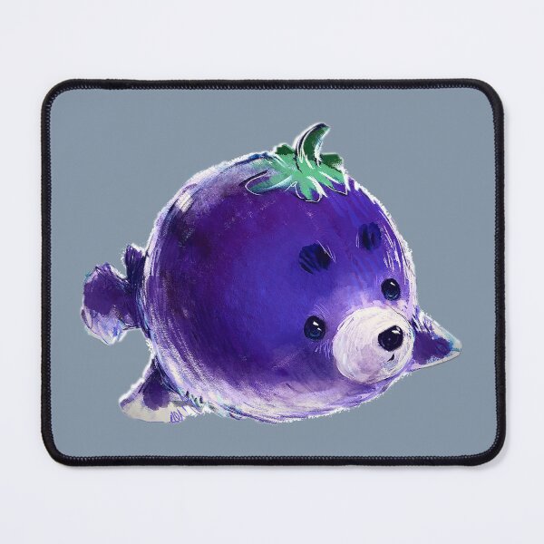Item preview, Beaurice the eggplant seal designed and sold by caraya.