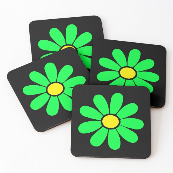 Item preview, Happy Green Daisy Flower Power 60's 70s Retro Vintage Hippie Gardening  designed and sold by funnytshirtemp.