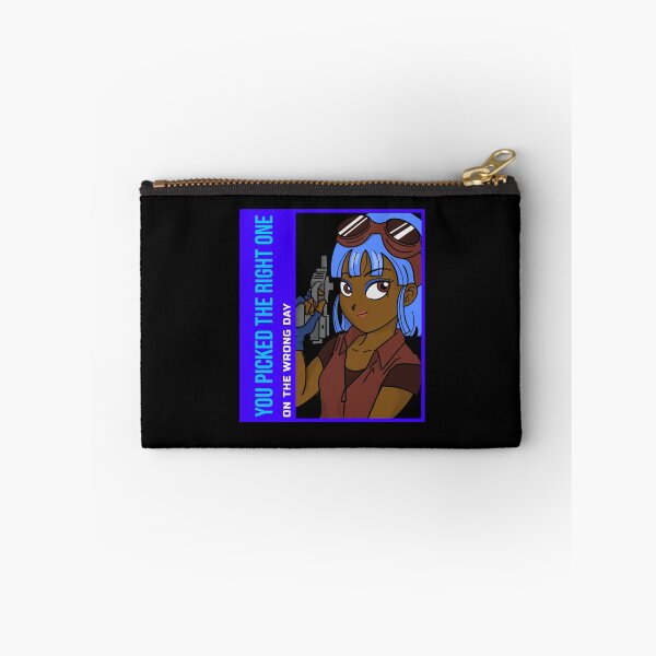 Item preview, Retro Manga Character Blue Hair Anime Respect Black Woman Afro Boss Manga Art Comic Storm Hero African Warrior design designed and sold by CreatedbyJR.