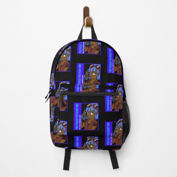 Item preview, Retro Manga Character Blue Hair Anime Respect Black Woman Afro Boss Manga Art Comic Storm Hero African Warrior design designed and sold by CreatedbyJR.