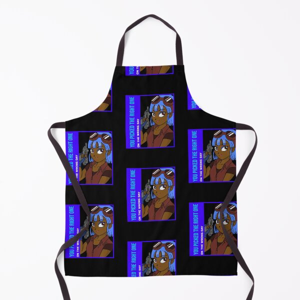 Item preview, Retro Manga Character Blue Hair Anime Respect Black Woman Afro Boss Manga Art Comic Storm Hero African Warrior design designed and sold by CreatedbyJR.