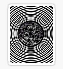 monochrome hynoptics Sticker