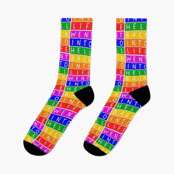 Item preview, Went into hell. Back into life - Rainbow - Violet to red designed and sold by RainbowWordLand.