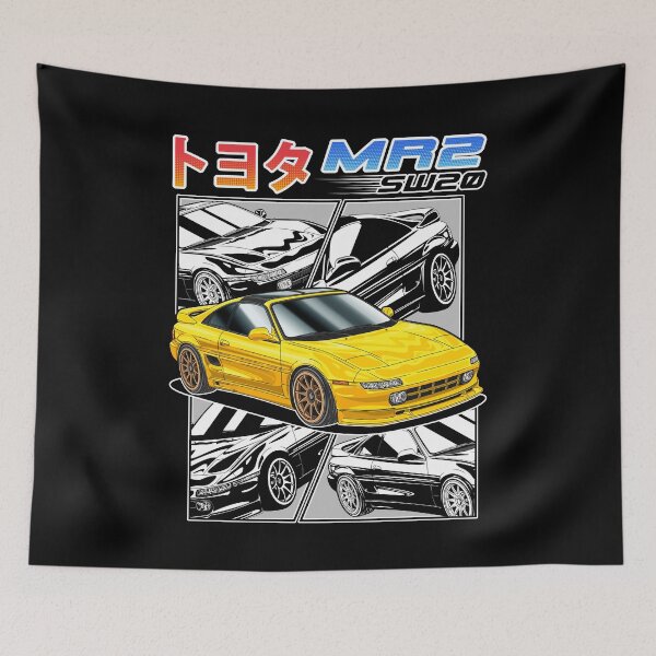 Item preview, Retro JDM Sports Car MR2 SW20 designed and sold by JDM Guyvit.