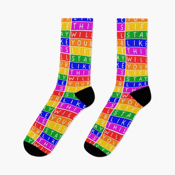 Item preview, Will your life stay like this? - Rainbow designed and sold by RainbowWordLand.