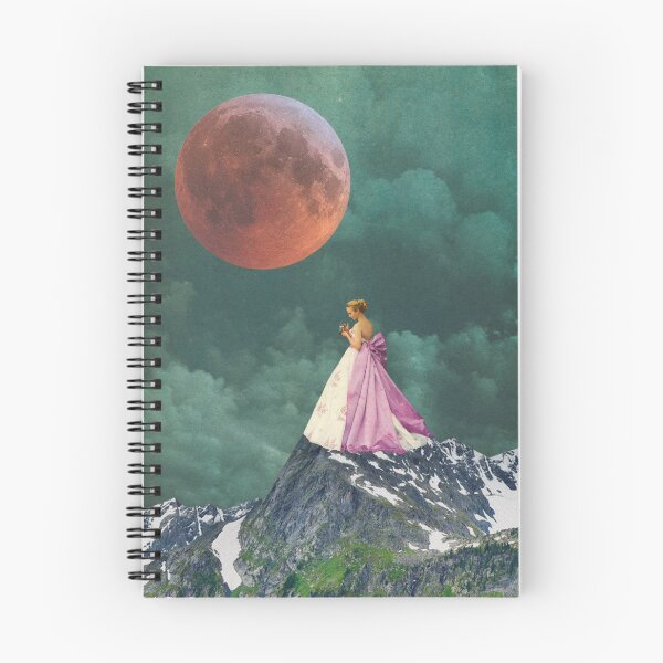 Item preview, Bajo la luna - Ilustración de collage de inspiración vintage designed and sold by Ifan Bates.