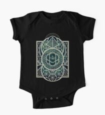 Body de manga corta Geometría Ultra Sagrada - Oscuro