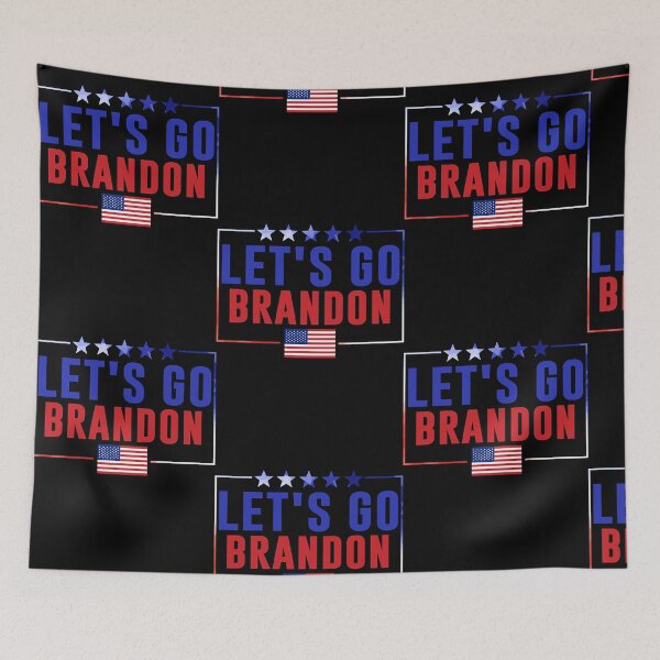 Item preview, Let's Go Brandon Conservative US Flag Anti Biden American  designed and sold by GaryGibbs36288.