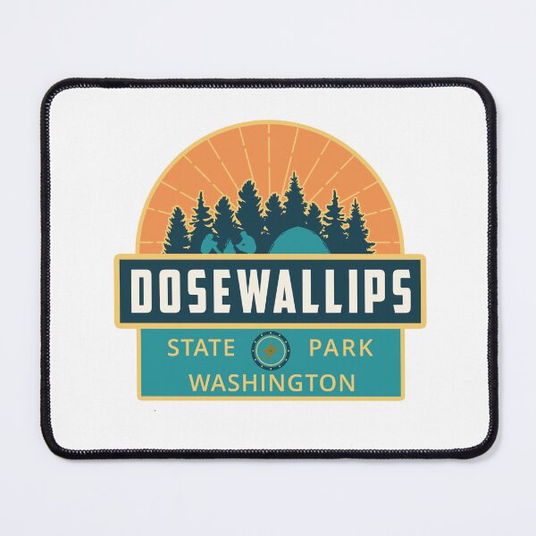 Item preview, Dosewallips State Park Washington Sunset Burst Logo designed and sold by VanyaKar.