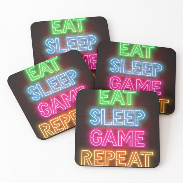 Item preview, eat sleep game repeat designed and sold by MoodExtra.