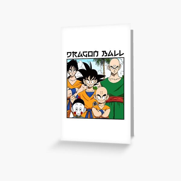 Dragon Ball Friends Goku Tien Yamcha Krillin Chiaotzu Greeting Card For Sale By 0843