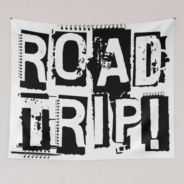 Item preview, Road Trip Random Punk Grunge Cool Weird Lettering  designed and sold by Sid3walkArt2.