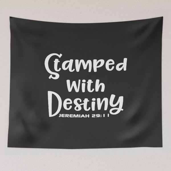 Item preview, Christian Design - Stamped with Destiny - Jeremiah 29 verse 11 designed and sold by simplydesignart.