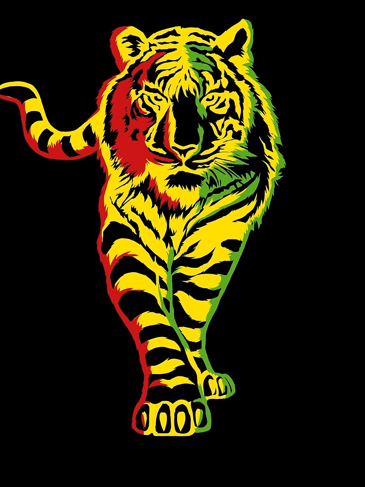 Thumbnail 3 von 3, Tuch, Juneteenth Tiger Black History Month Juneteenth Gear designt und verkauft von DynamicDesign.