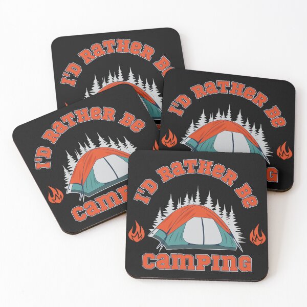 Item preview, Id Rather be Camping,camping,camp,hiking,first time camping,apparently,glamp,camping time,camping vacation,camping now,vacation,nature,outdoor,adventure,adventure lover designed and sold by NAZIMNADIR.
