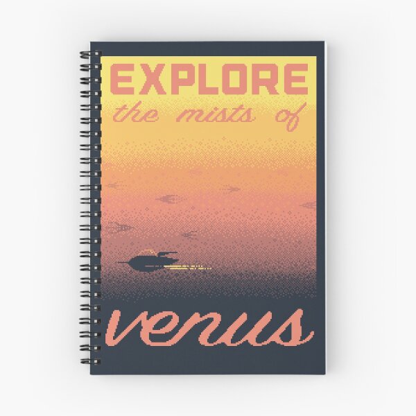 Item preview, VENUS Space Tourism Travel Poster designed and sold by sp8cebit.