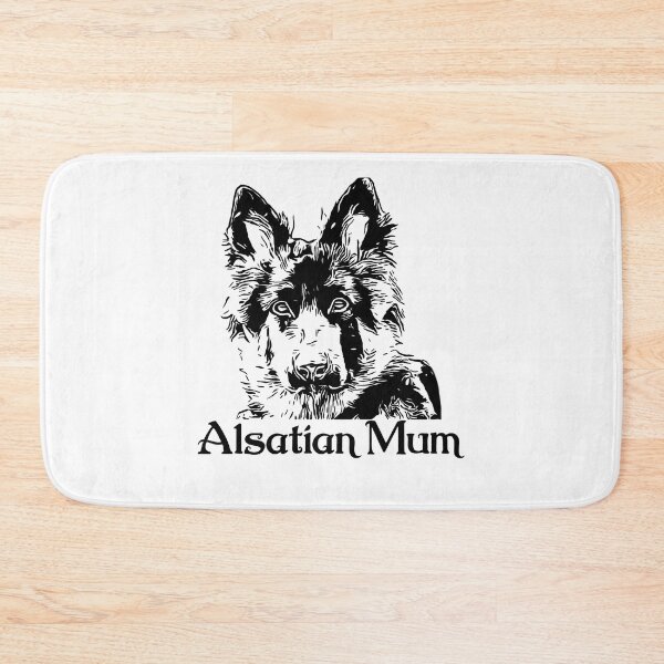 Item preview, Alsatian Mum Black Print Artwork  designed and sold by NikkiBear67.