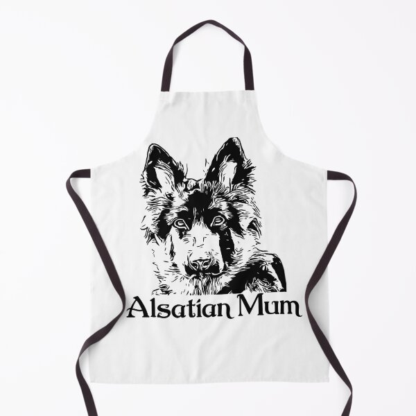 Item preview, Alsatian Mum Black Print Artwork designed and sold by NikkiBear67.