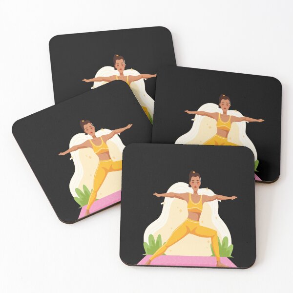 Item preview, Half moon yoga pose designed and sold by SAFREN.