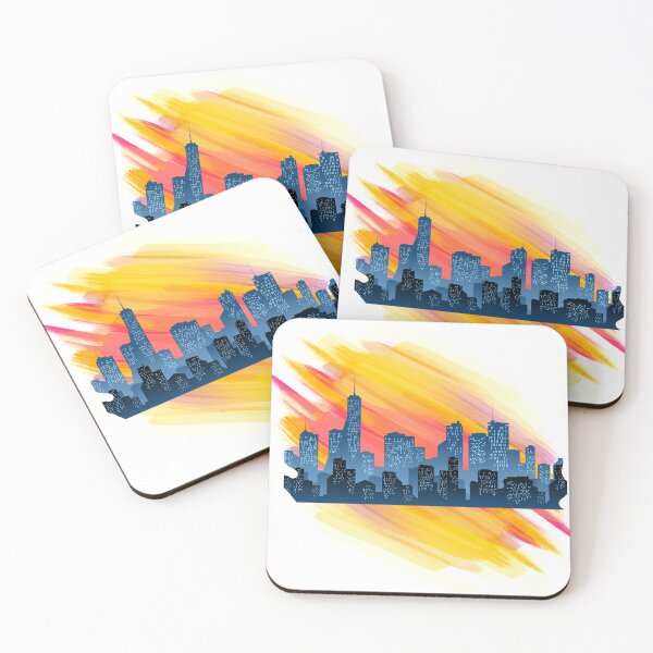 Item preview, red sky city designed and sold by KYUBE.