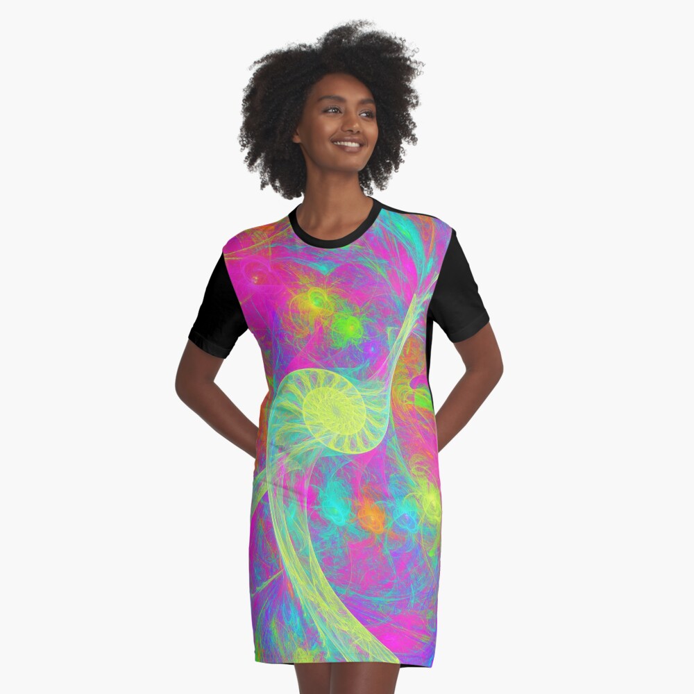 Let`s dance Graphic T-Shirt Dress