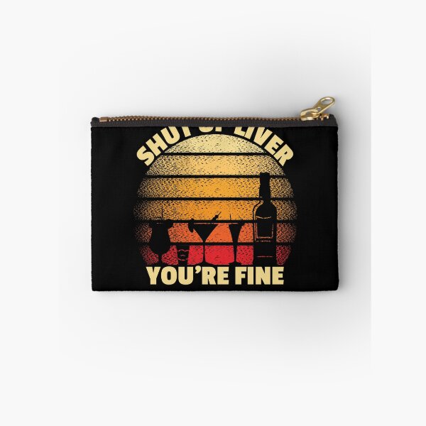 Item preview, Shut Up Liver You're Fine Funny Drinking Retro Shut Up Liver Gear designed and sold by DynamicDesign.