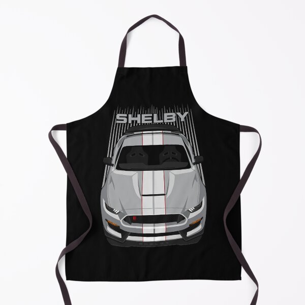 Item preview, Ford Mustang Shelby GT350R 2015 - 2020 - Avalanche Grey - White Stripes designed and sold by ScottRams80758.